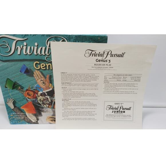 Trivial Pursuit Genus 5 Game 2000 **100% COMPLETE** - Picture 3 of 9